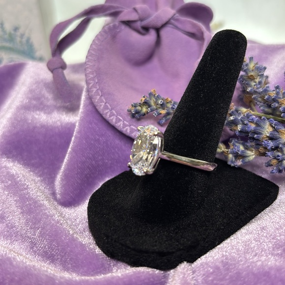 💍 ✈️ 💎 Exquisite stone! Travel Ring. Approx.. 3 1/2 carat Oval shape. #EA36 - Picture 4 of 8